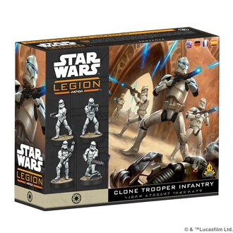 Atomic Mass Star Wars - Legion - Clone Trooper Infinitry (Multilingue)