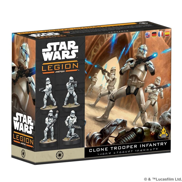 Atomic Mass Star Wars - Legion - Clone Trooper Infinitry (Multilingue)
