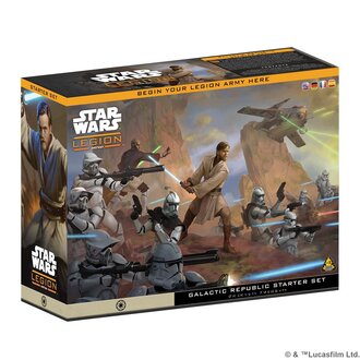 Atomic Mass Star Wars - Legion - Galactic Republic - Starter Set (Multilingual)