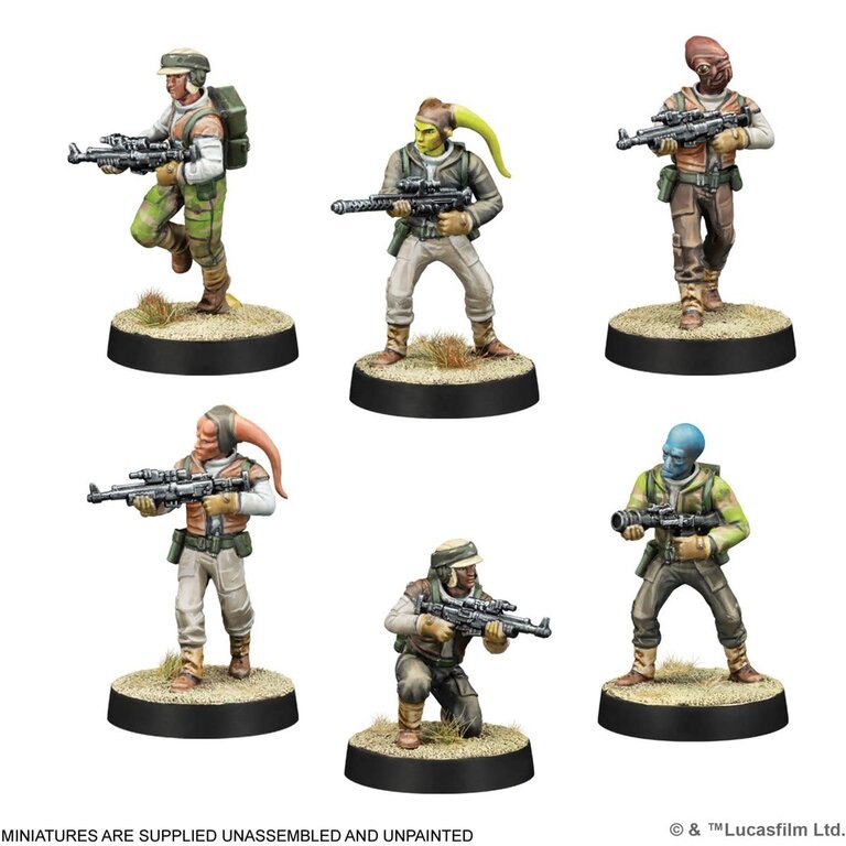 Atomic Mass Star Wars - Legion - Rebel troopers (Multilingue)