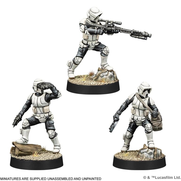 Atomic Mass Star Wars - Legion - Scout troopers (Multilingue)