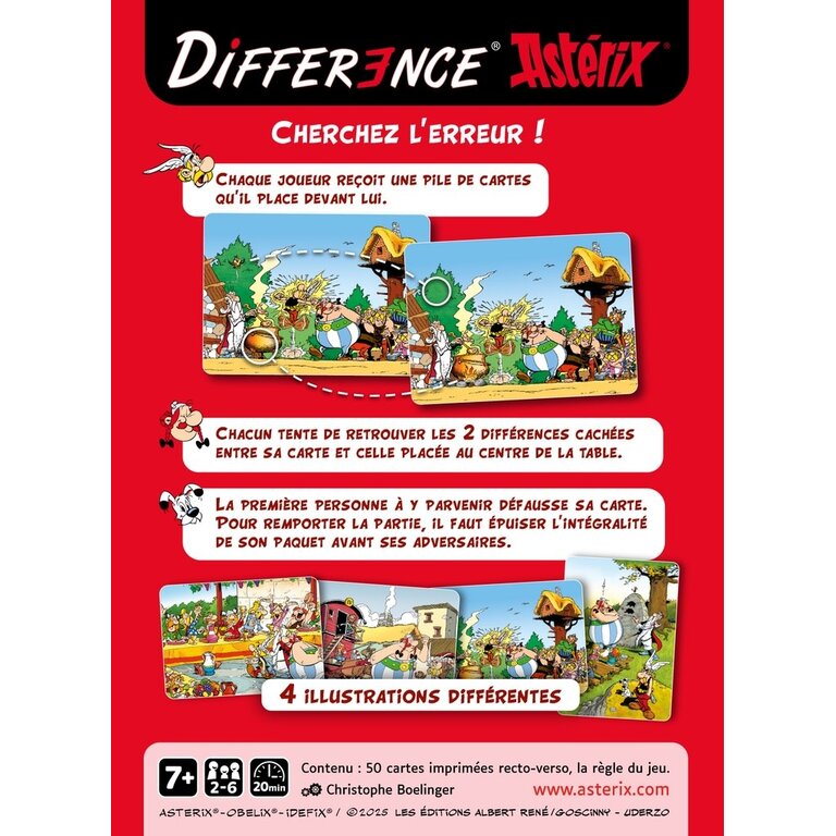 Différence - Astérix (French)
