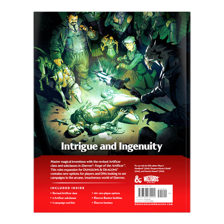 Dungeons & Dragons Dungeons & Dragons 5th edition - Eberron - Forge of the Artificer (English)