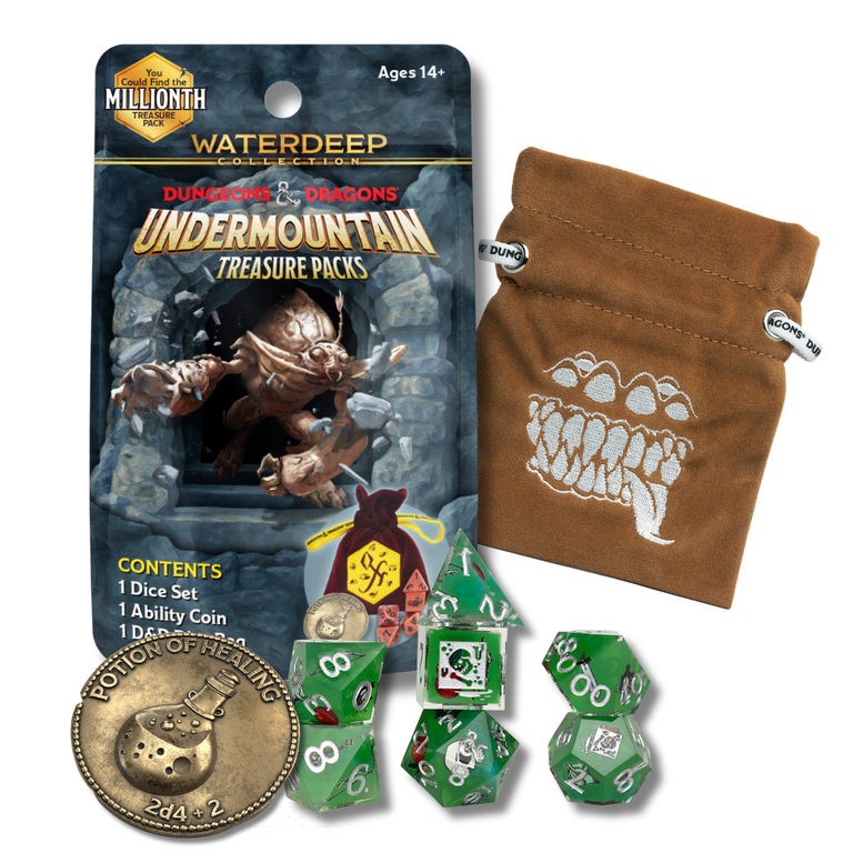 Sirius Dice D&D - Undermountain Treasure Pack - Waterdeep Collection