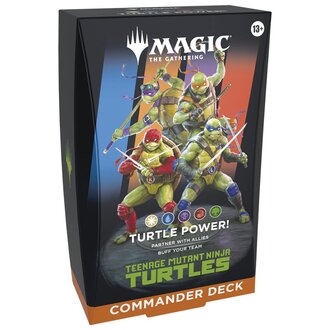 Magic the Gathering Teenage Mutant Ninja Turtles - Commander Deck - Turtle Power (Anglais)