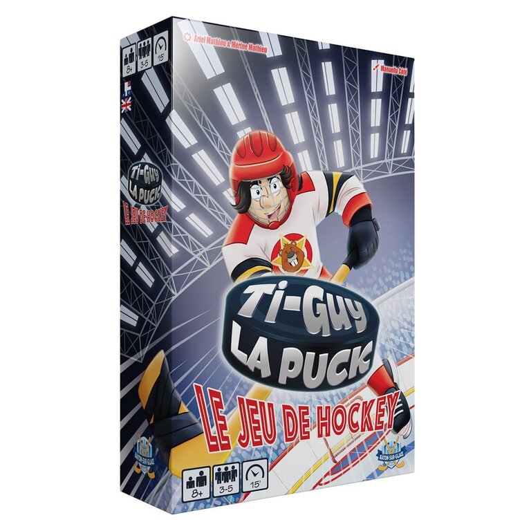 Ti-Guy la puck - Le jeu de hockey (Multilingue)