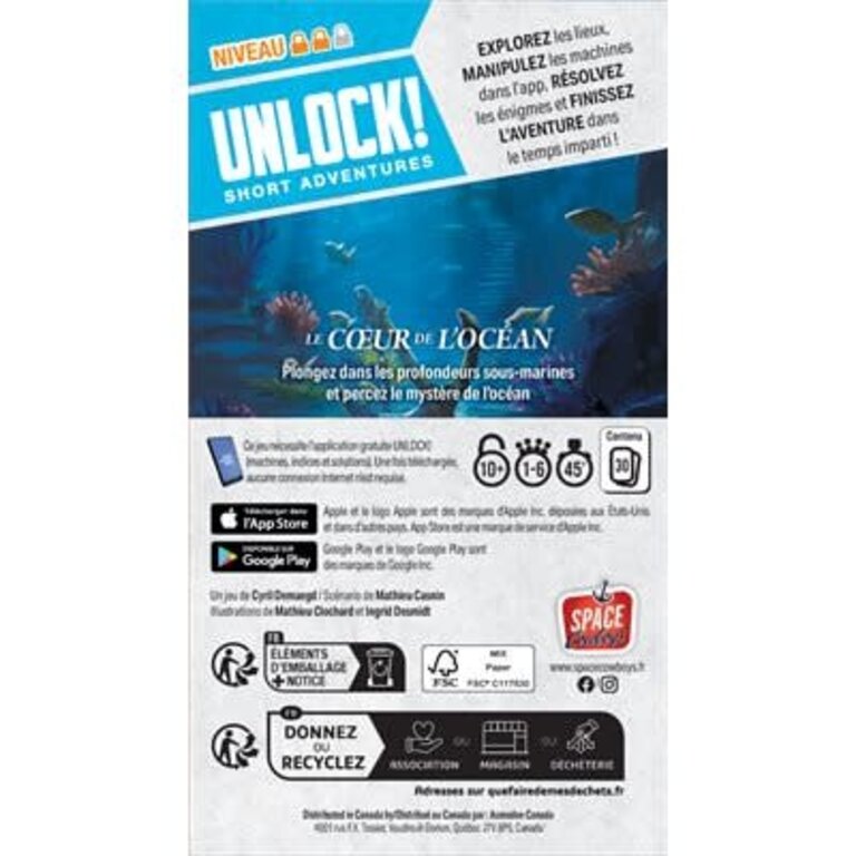 Unlock - Short Adventure #12 - Le coeur de l'océan (French)