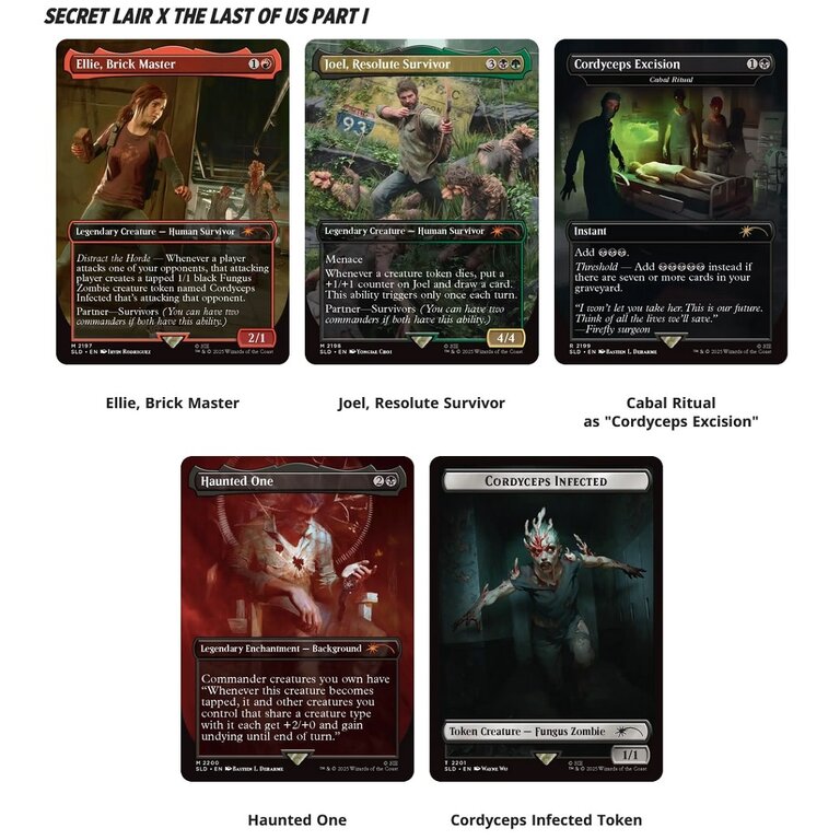 Magic the Gathering MTG Secret Lair - Playstation - The Last of Us - Part 1 - Chasing Hope (Anglais)