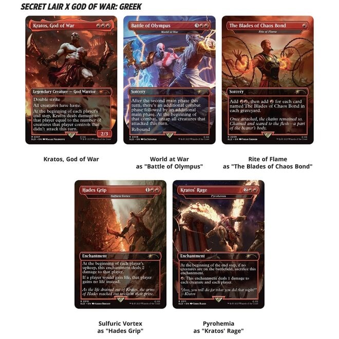 secret lair prize card sleeve Ultra Pro Small Sized Sleeves main image 1