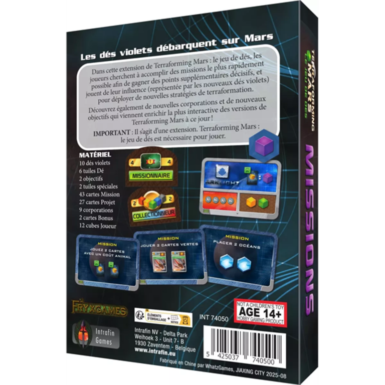 Terraforming Mars - Le jeu de dés - Missions (French)