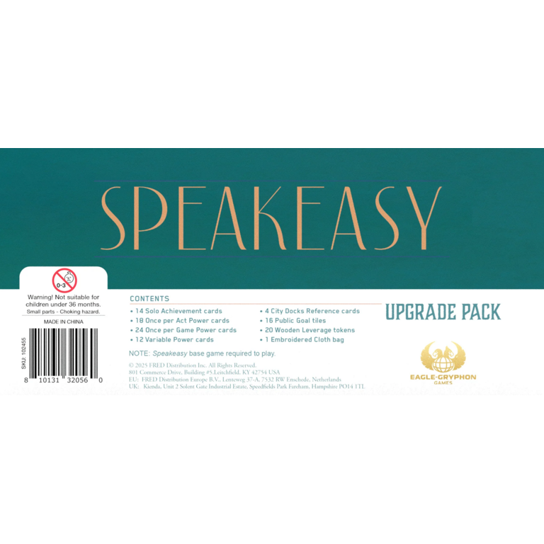 Speakeasy - Upgrade Pack (English)
