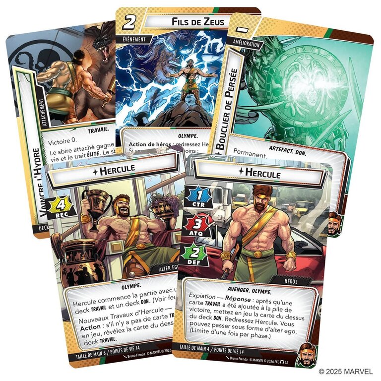 Marvel Champions - Hercules - Paquet héros (Français) [PRÉCOMMANDE]