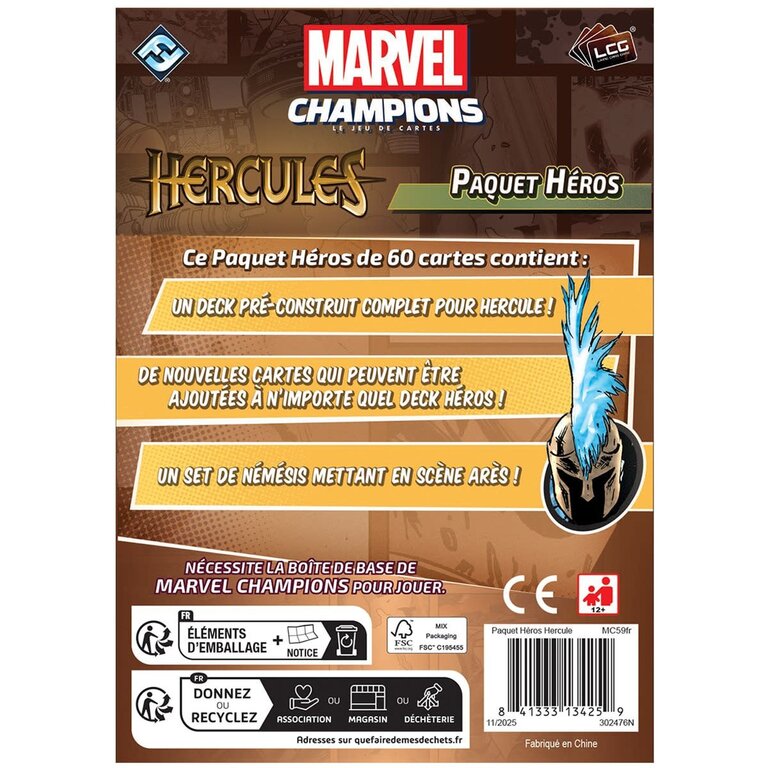 Marvel Champions - Hercules - Paquet héros (Français)
