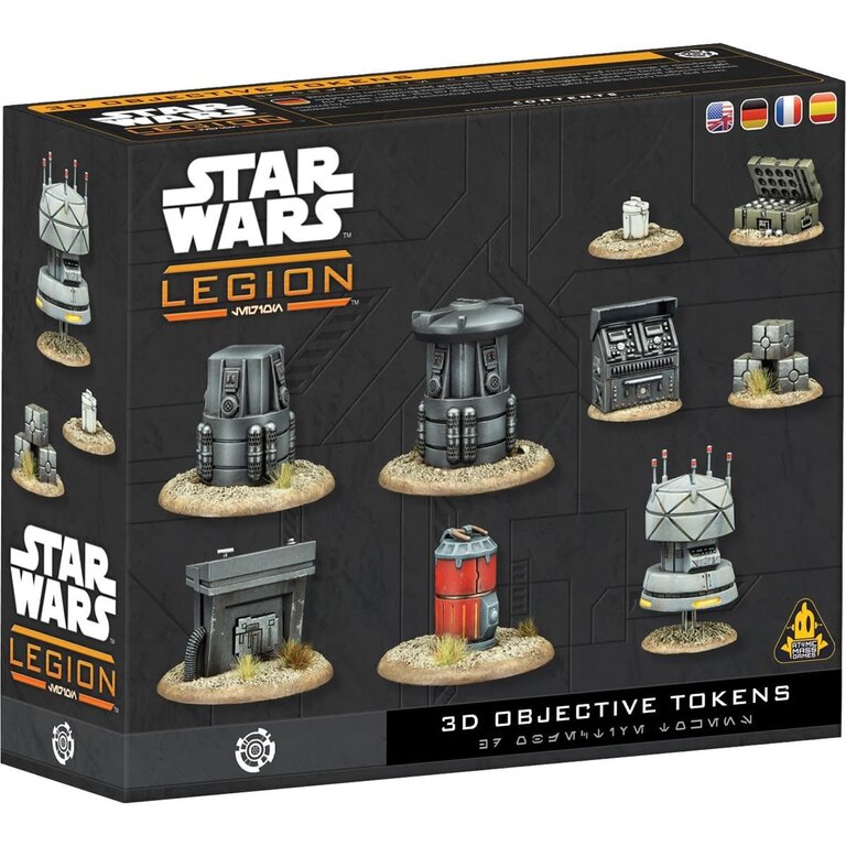 Atomic Mass Star Wars - Legion - 3D Objective Tokens (Multilingue)
