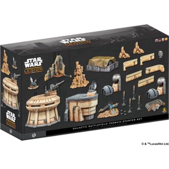 Atomic Mass Star Wars - Legion - Galactic Battlefield Terrain - Starter Set (Multilingue)