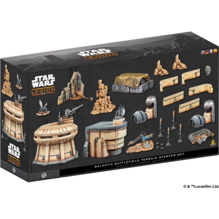 Atomic Mass Star Wars - Legion - Galactic Battlefield Terrain - Starter Set (Multilingue)