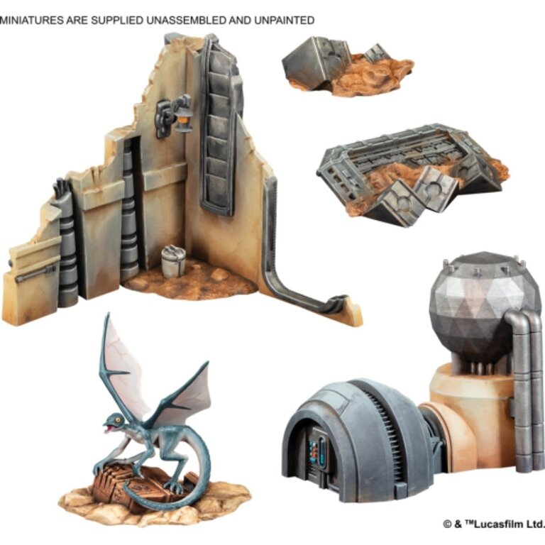 Atomic Mass Star Wars - Legion - Galactic Battlefield Terrain - Starter Set (Multilingue)