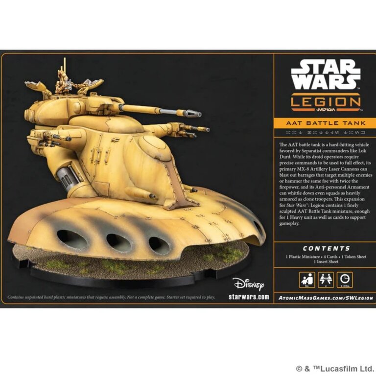 Atomic Mass Star Wars - Legion - AAT Battle Tank (Multilingue)