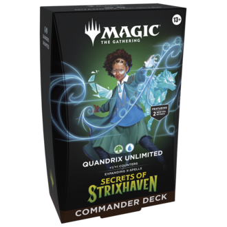 Magic the Gathering Secrets of Strixhaven - Commander Deck - Quandrix Unlimited (Anglais)
