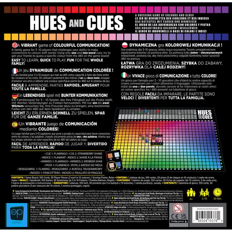 Hues & Cues (Multilingue) [PRÉCOMMANDE]