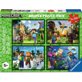 Ravensburger Minecraft - 4x100 pièces