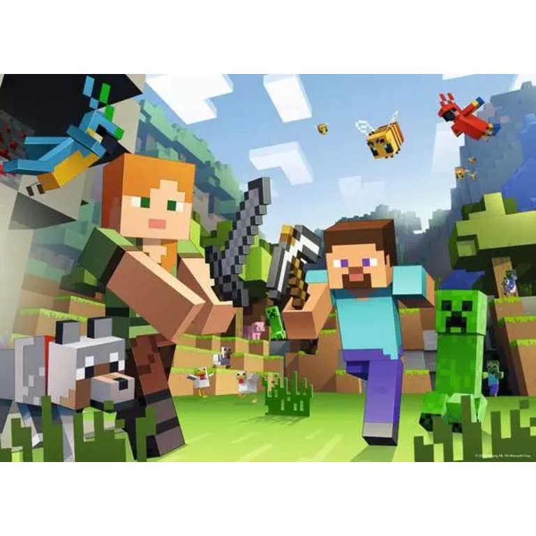 Ravensburger Minecraft - 4x100 pièces