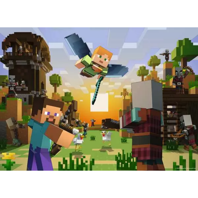 Ravensburger Minecraft - 4x100 pièces