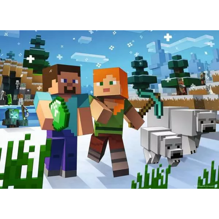 Ravensburger Minecraft - 4x100 pièces