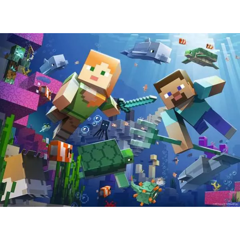 Ravensburger Minecraft - 4x100 pièces