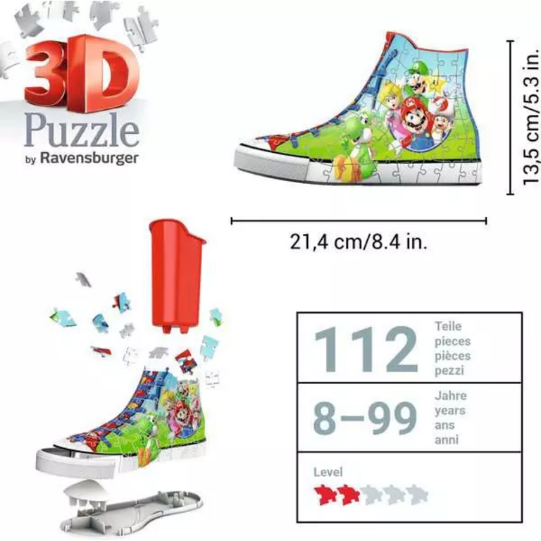 Ravensburger Chaussure Super Mario - 112 pièces 3D