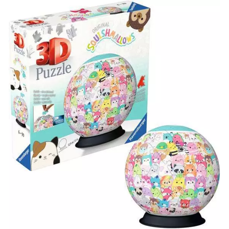 Ravensburger Boule Squishmallows - 73 pièces 3D