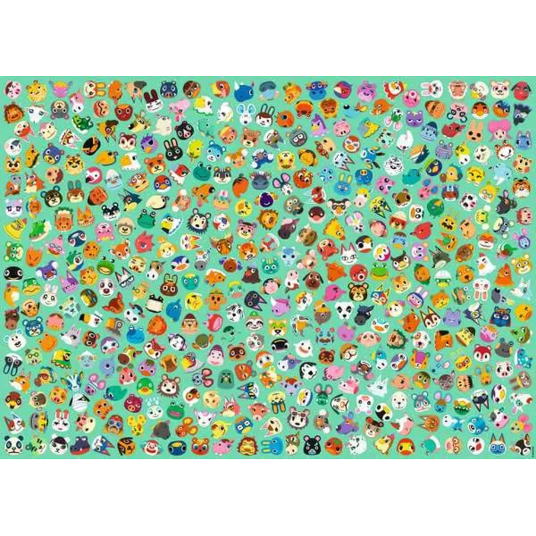 Ravensburger Challenge animal crossing - 1000 pièces