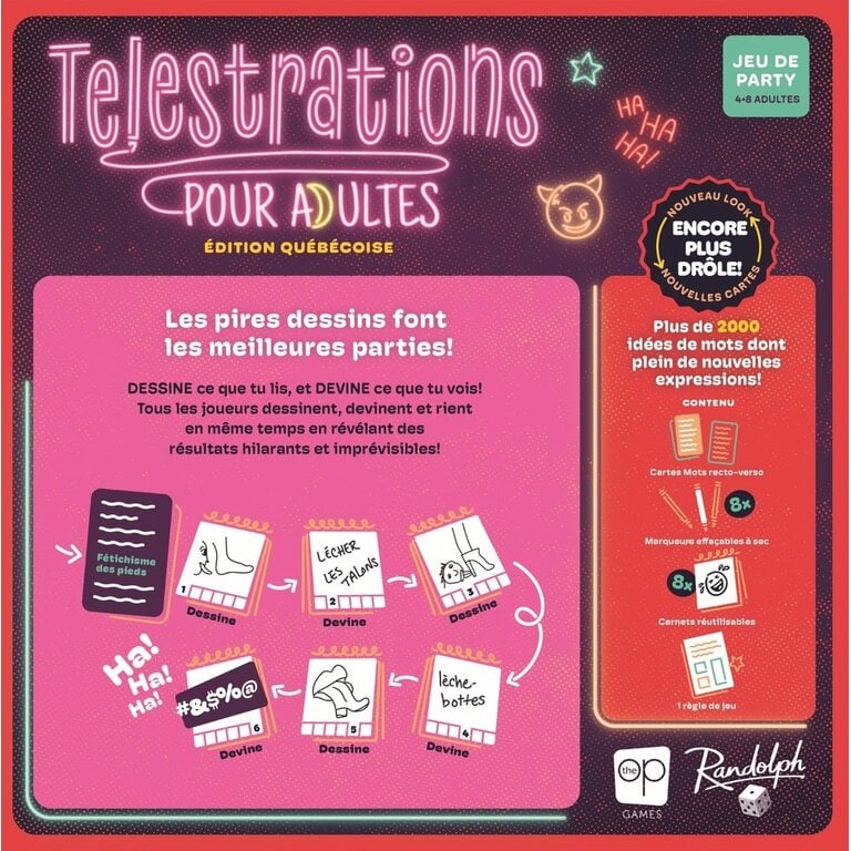 Télestrations - Pour adultes - Édition québecoise (Français)