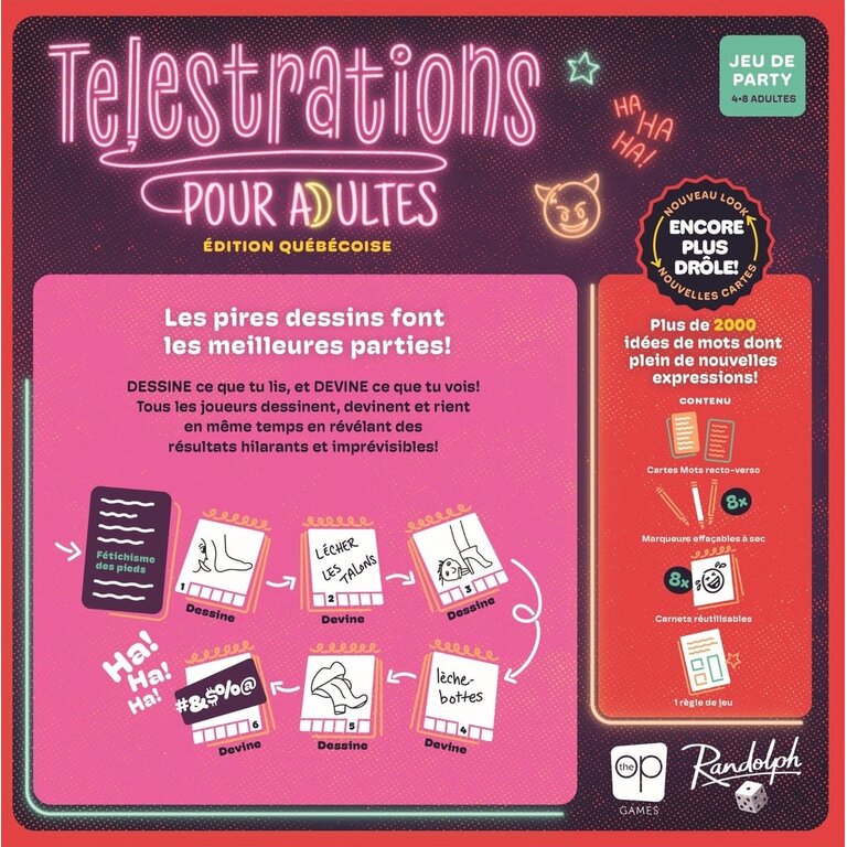 Télestrations - Pour adultes - Édition québecoise (French)