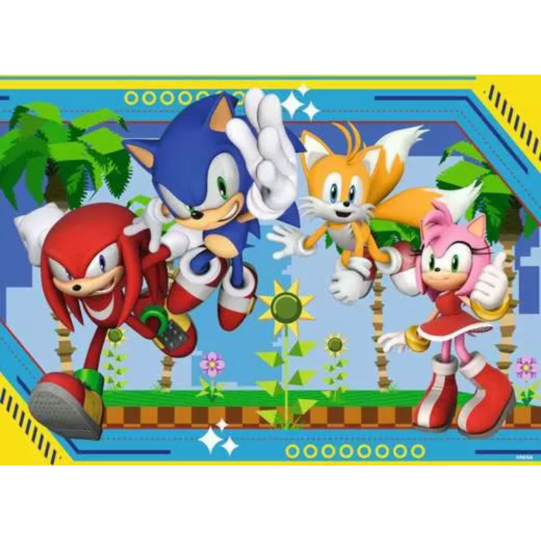 Ravensburger Sonic, Tails et Amy - 100 pièces XXL
