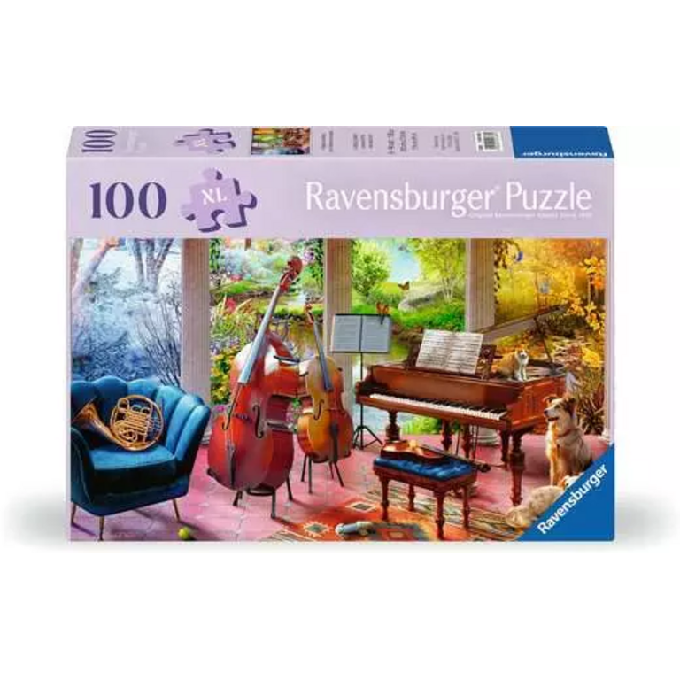 Ravensburger Bien être - 4 saisons en musique - 100 pièces XL
