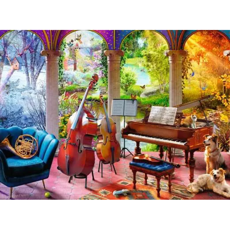 Ravensburger Bien être - 4 saisons en musique - 100 pièces XL