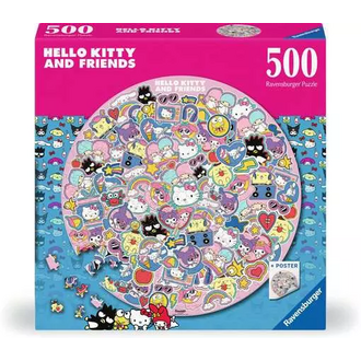 Ravensburger Hello Kitty and Friends - 500 pièces rond