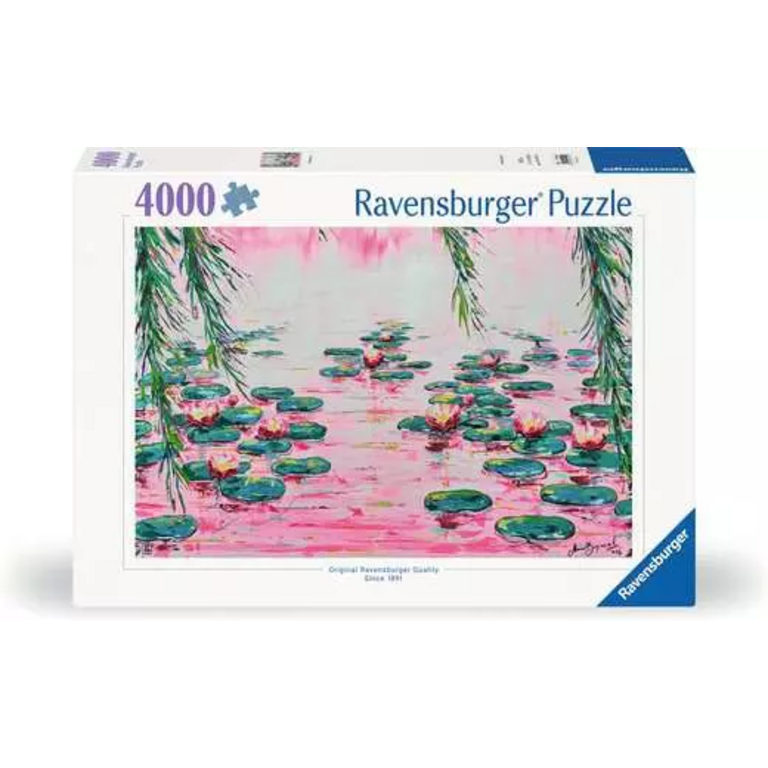 Ravensburger Nénuphars roses - 4000 pièces