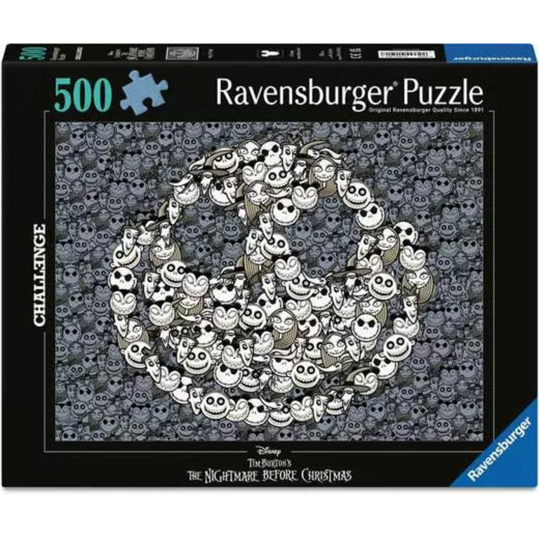 Ravensburger L'.étrange Noel de monsieur Jack - Challenge - 500 pièces