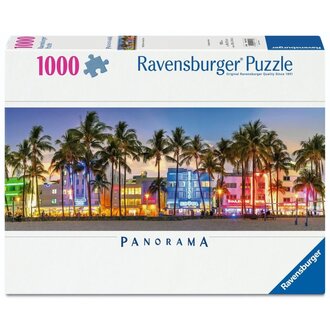 Ravensburger On Ocean Drive - Night Glow - 1000 pièces panorama