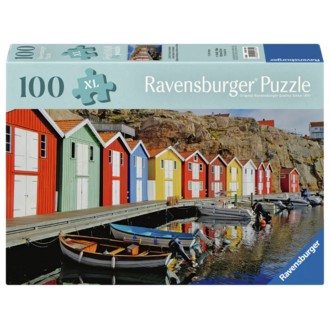 Ravensburger Colourful Houses in Sweden - 100 pièces XL