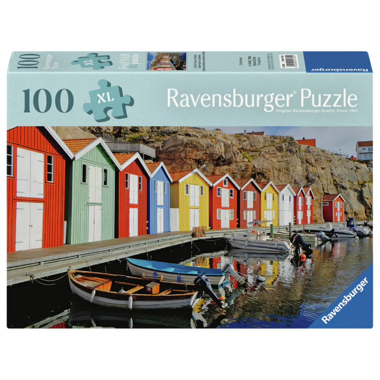 Ravensburger Colourful Houses in Sweden - 100 pièces XL