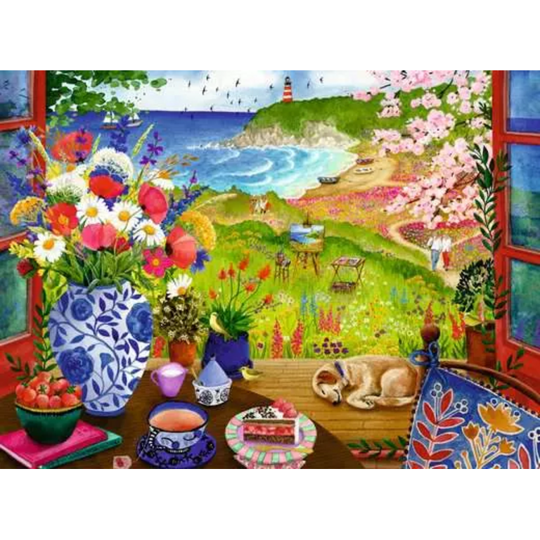 Ravensburger Seaside Window View - 100 pièces XL