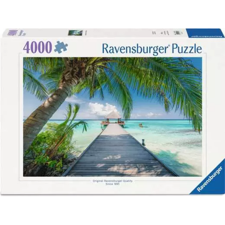 Ravensburger Plage de rêve aux Maldives - 4000 pièces