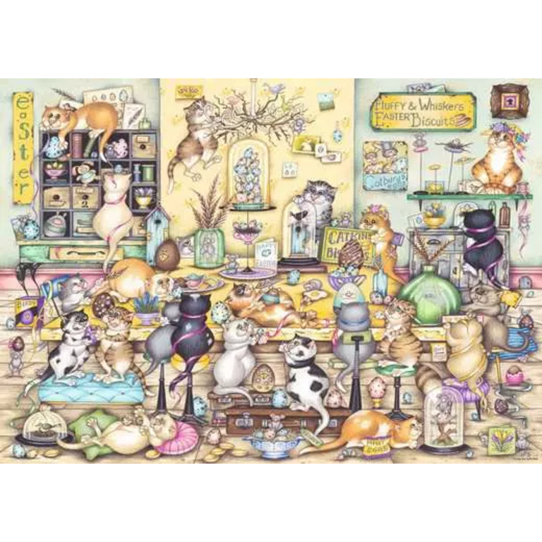 Ravensburger Crazy Cat's Easter Eggstravaganza - 1000 pièces