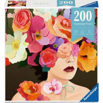 Ravensburger Moment femme-fleur - Rose - 200 pièces