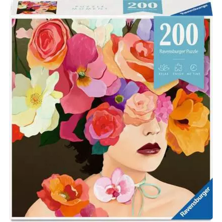 Ravensburger Moment femme-fleur - Rose - 200 pièces