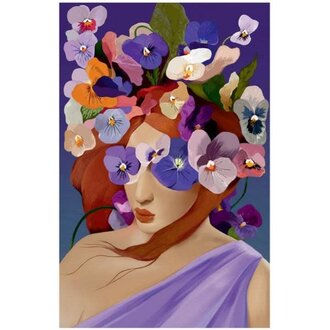 Ravensburger Moment femme-fleur - Violet - 200 pièces