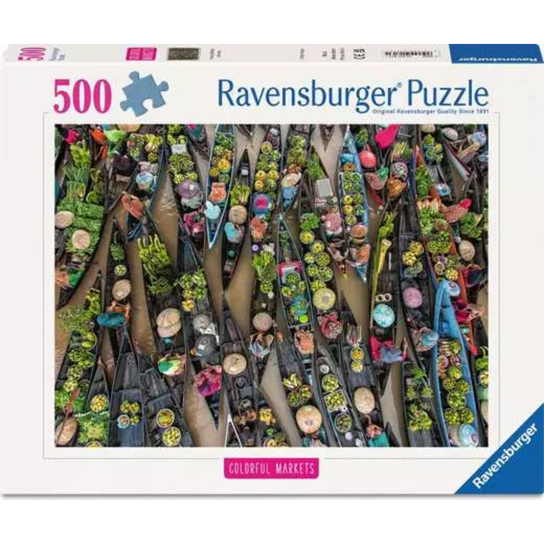 Ravensburger Marché flottant, Indonésie - 500 pièces